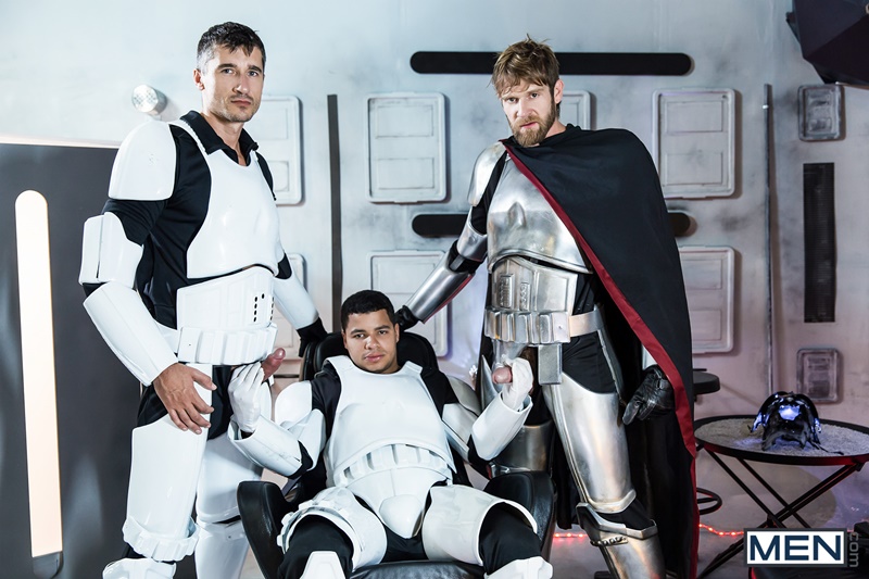 Star Wars Orgy Porn - Super Troopers Colby Keller, Jay Roberts and Kaden Alexander hardcore ass  fucking orgy in this Star Wars parody â€“ gayb2