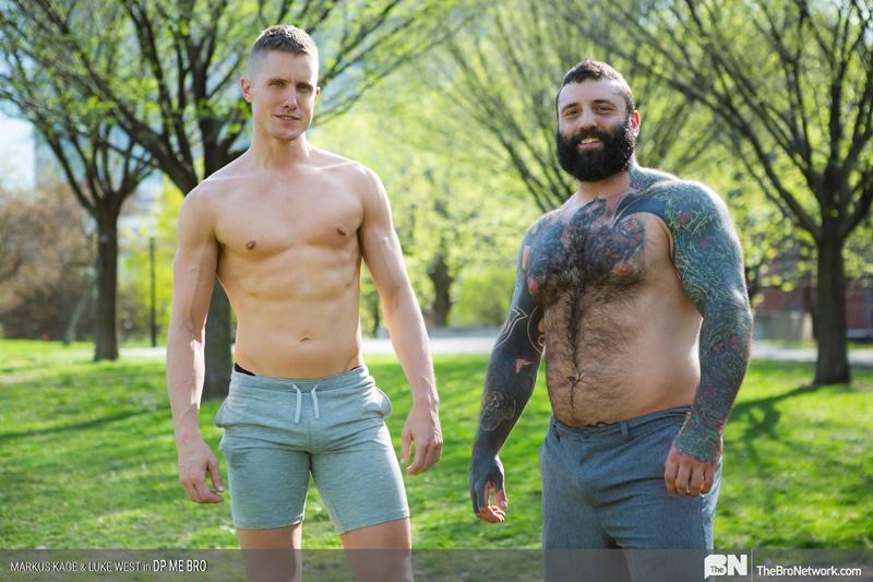 Sexy ripped young muscle stud Luke West bubble butt raw fucked bearded bear Markus Kage 0 gay porn pics - Sexy ripped young muscle stud Luke West’s bubble butt raw fucked by bearded bear Markus Kage